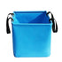 Blue 25L Collapsible Bucket - Heavy-Duty PVC Waterproof Folding Pail for Fishing, Camping & Car Washing