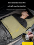 Grey Ultra-Stretch Sleeping Bag Liner - Portable & Lightweight Envelope Sleep Sack for Camping & Travel