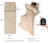 Khaki Ultra-Stretch Sleeping Bag Liner - Portable & Lightweight Envelope Sleep Sack for Camping & Travel