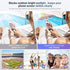 Blue Magnetic Phone Umbrella Sun Shade - Clear Outdoor Screen Visor, Anti-Glare Mini Parasol for iPhone