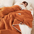 200*230CM Grey Ultra-Soft Dual-Sided Waffle & Plush Fleece Blanket - Large Cozy Throw for Bed & Sofa