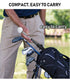 Dark Blue Pro Golf Swing Trainer - Extendable with Audible Click & Corrective Grip Aid