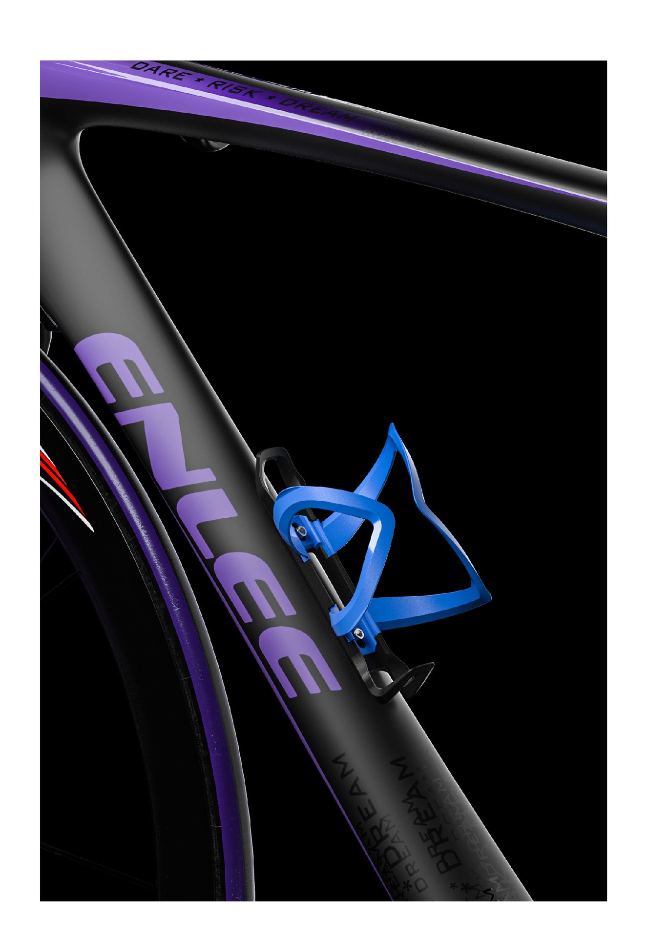 Pink Ultra Lightweight Road & Mountain Bike Water Bottle Cage - 39g Polycarbonate + Glass Fiber, Fits Most Bottles