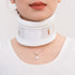 Size S White Adjustable Cervical Collar Neck Brace - Breathable Support for Pain Relief & Posture