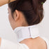 Size L White Adjustable Cervical Collar Neck Brace - Breathable Support for Pain Relief & Posture