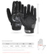 Size M Purple and Black Protective Motorcycle Riding Gloves - Hard Knuckle Armour & Touchscreen Fingertips