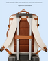 Grey Expandable Laptop Backpack with USB Port - Stylish Travel & Business Daypack