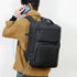 Black Expandable Business Travel Backpack with USB Charging Port - Water-Resistant Laptop Bag for Commuting & Carry-On