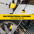 Yellow and Black Complete 7-Piece Drill Brush Power Scrubber Set - All-Purpose Cleaning Kit for Bathroom, Tile, Car Detailing & More