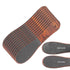 Brown Professional Pedicure Foot File 10-Pack - Double-Sided Callus Remover with Wooden Handle
