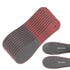 Reddish Brown Professional Pedicure Foot File 10-Pack - Double-Sided Callus Remover with Wooden Handle
