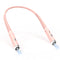 Pink Hands-Free LED Neck Reading Light - USB Rechargeable with 3 Color & Brightness Modes, Flexible Gooseneck for Books, Crafts & Knitting