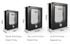 Size L Black 4-Way Locking Pet Flap Door for Cats and Small Dogs - Weatherproof Magnetic Cat Door