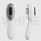 White Rechargeable Electric Scalp Massager with Red & Blue Light Therapy - Hair Oil & Serum Applicator Comb(Not containing essential oils)