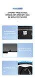Black Smart Robotic Floor Mop with Humidifier Spray - Ultra-Slim Automatic Wet & Dry Floor Cleaner