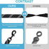Grey 3-in-1 Tangle-Free Dog Leash for 1-3 Dogs - Heavy Duty Bungee Coupler with Reflective Stitching & Padded Handle