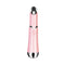Pink Sonic Eye & Lip Massager with Red & Blue Light Therapy - Heated Vibrating Wand for Puffiness and Wrinkles