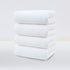 White Plush Cotton Hand Towel Set (4-Pack) - Ultra Soft, Absorbent & Quick-Drying Face Towels for Bathroom