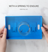Blue 2 Pcs Creative Building Block Tissue Box Holder - Wall-Mounted & Desktop Dispenser for Bathroom, Kids Room & Office Decor