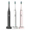 Black Sonic Rechargeable Electric Toothbrush with 8 Heads & Travel Case - 5 Brushing Modes & Smart Timer(USB)