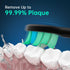 Pink Sonic Rechargeable Electric Toothbrush with 8 Heads & Travel Case - 5 Brushing Modes & Smart Timer(USB)
