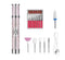 Pink Cordless Electric Nail Drill Pen - Professional Rechargeable Manicure & Pedicure Kit