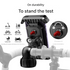 Black Heavy Duty Bike Phone Mount - Anti-Shake Motorcycle Holder with Secure Lock, 360 Rotation Cradle for All-Terrain Cycling