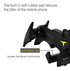 Black Creative Bat-Style Gravity Car Phone Mount - Secure Air Vent Holder with 360 Rotation