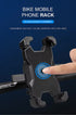 Red and Black Secure Grip Bike Phone Mount - Adjustable 360 Rotation Bicycle Handlebar Holder, Universal Cradle for MTB & Road Cycling