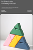 Grey Transforming Silicone Pencil Case - Stand-Up Pen Holder & Stationery Organizer