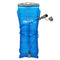 1.5L Blue Hydration Bladder - Foldable Water Bag for Cycling, Running, Hiking, and Outdoor Sports
