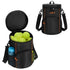 Versatile Tennis Baseball Lacrosse Bag with Multiple Pockets - Portable Black Design
