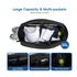 Black Large Quilted Tennis Tote Bag with Shoe Compartment - Waterproof Lightweight for Men and Women