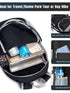 Black Ultra-Light Foldable Outdoor Backpack - Portable Travel Hiking Bag