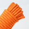Orange 10mm Double Hook Climbing Rope Set - 10m Durable Outdoor Safety Rescue Cord