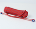 Red 10mm Double Hook Climbing Rope Set - 15m Durable Outdoor Safety Rescue Cord