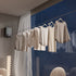 Silver Retractable Stainless Steel Clothesline - 4.2m Indoor and Outdoor Drying Solution