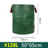 2PCS 128L(50cm*65cm) Heavy-Duty Foldable Garden Leaf Bag - Large-Capacity Horizontal Dustpan