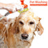 Orange Ultimate Pet Bathing Showerhead - Dog-Friendly Pressure-Boost Spray with Foamer