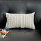 Black-beige 2PCS Luxe Thick Chenille Herringbone Pillow Cover - Solid Color Square Lumbar Pillow
