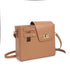 Khaki Portable Insulated Water Bottle Carrier Bag with Adjustable Shoulder Strap - Crossbody Drink Holder for Outdoor Activities