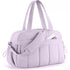 Purple Spacious Travel Duffel Bag - Large Capacity Sports & Fitness Tote with Toiletry Bag, Compartments & Single Shoulder Strap