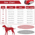 XXL Red Grey Premium Winter Puffer Dog Coat - Windproof & Fleece-Lined Jacket for Cold Weather