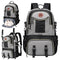 Dark Grey Stylish Large Capacity Backpack - Water-Resistant Oxford Rucksack for Travel, School & Daily Use