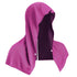 Rose Red 5-Pack Instant Cooling Towel Set - UPF Sun Protection Hooded Ice Towels for Sports & Outdoor Activities