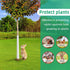 Green 4-Pack Spiral Tree Trunk Protector Guard - Flexible Sapling Bark Shield