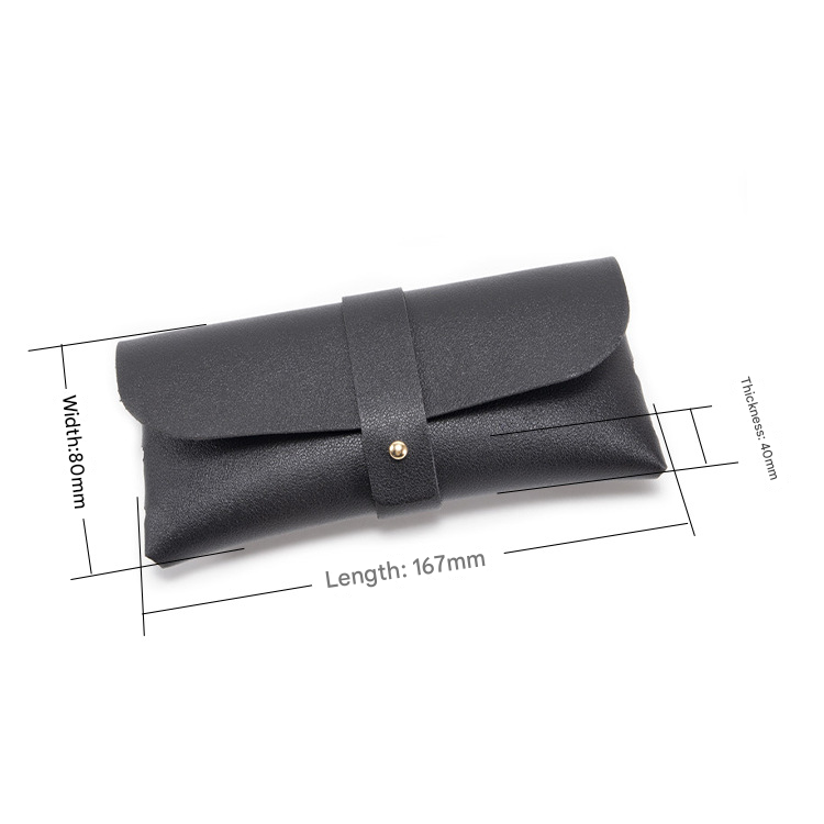3-Piece Red Chic & Sleek PU Leather Soft Eyeglass Case - Protective Pouch for Sunglasses & Reading Glasses