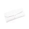 3-Piece White Chic & Sleek PU Leather Soft Eyeglass Case - Protective Pouch for Sunglasses & Reading Glasses