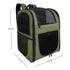 Green Breathable Comfort Pet Travel Backpack