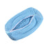 Blue 2piece Durable Sneaker Wash Bag for Washing Machine - Anti-Deformation Shoe Protector with Chenille Fabric